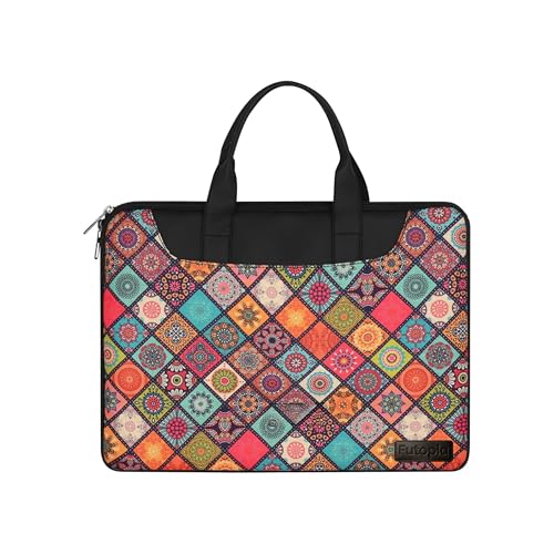 Futopia Stylish Printed Laptop Sleeve Bag 15.6–16 Inch with Handle | Laptop Case Cover | Water Resistant & Shockproof | Padded Interior | Laptop, Notebooks Bag for Office, College & Travel