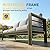 Solaste Aluminum Patio Furniture Set for All Weather, Oversized Metal Outdoor Furniture Set with 27.5" Deep Seating and 3.2" Wide Armrest, Outdoor Patio Conversation Sets with 10" Back Suport Cushion