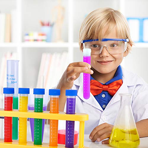 Kids Science Experiment Kit with Lab Coat, Scientist Costume Dress Up and Role Play Toys - Gift for Boys Girls Kids For Christmas Birthday Party