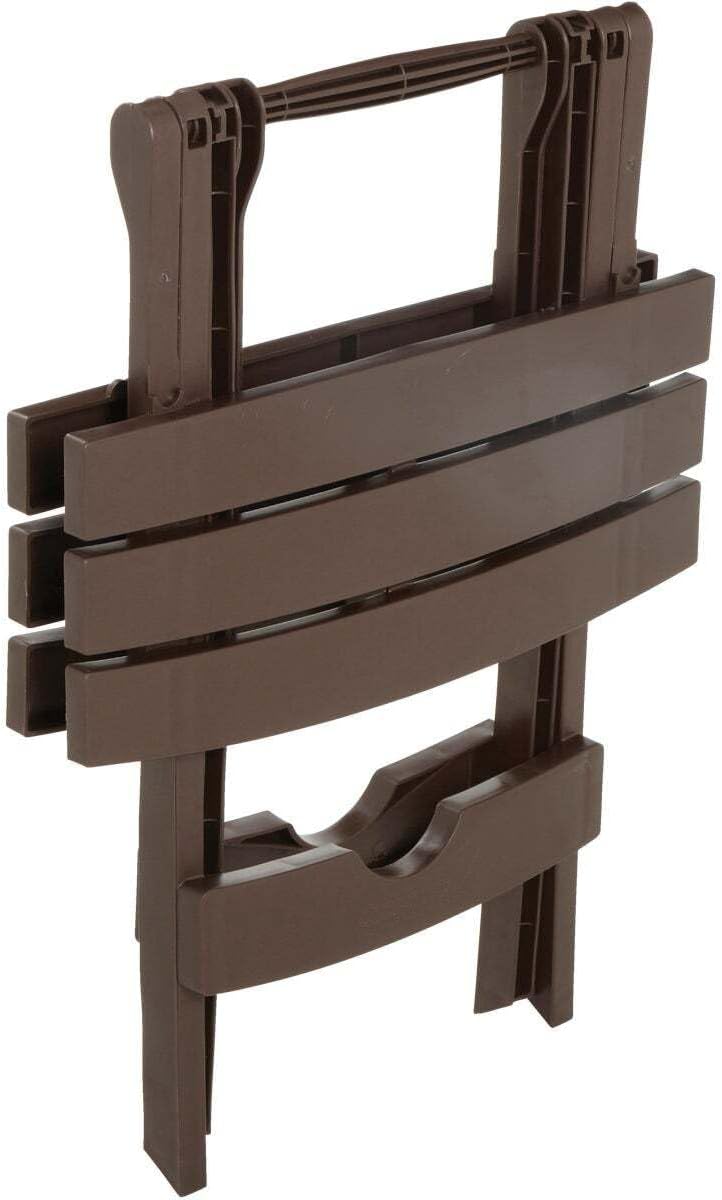 Adams Manufacturing 8500-09-3700 Plastic Quik-Fold® Side Table, Brown