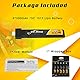 Tattu 300mAh 3.8V 75C 1S1P HV Lipo Akku Pack mit BT 2.0 Stecker für Beta Meteor65/Meteor75 (5PCS)