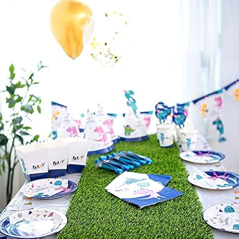 14" x 144" Artificial Grass Table Runner, Perfect for Parties, Birthdays, Restaurant Decoration, Bridal and Baby Showers, Spring, Fall Holidays, Receptions, Candy buffets, Dessert Tables, Wedding Cover