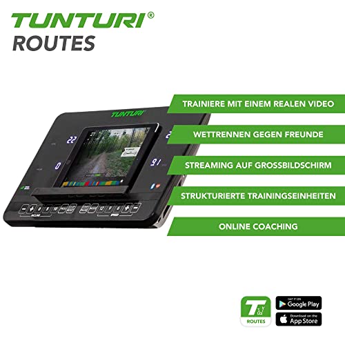 Tunturi T80 Endurance Laufband Klappbar - Walking pad - Für zuhause - LED Monitor - Laufband mit 44 Trainingsprogrammen… – Bild 4