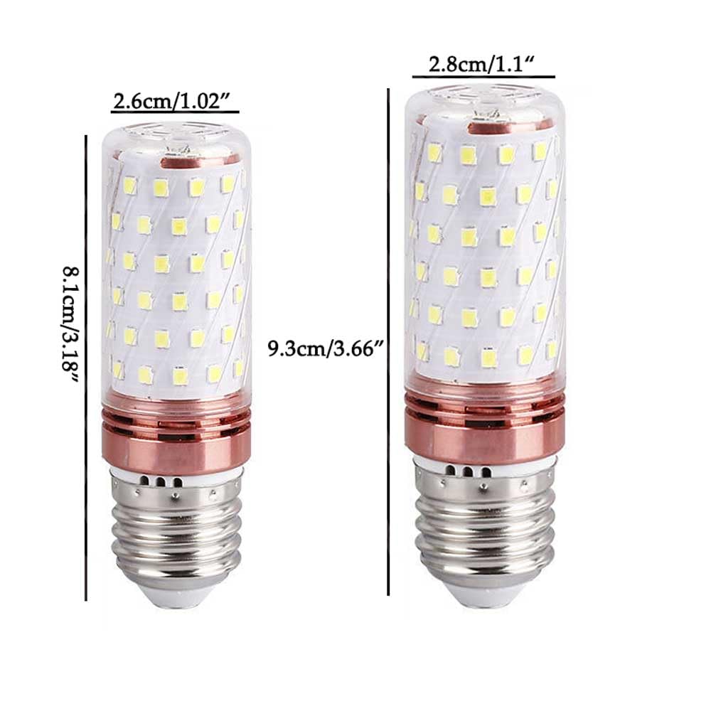 Paquete de 5/10 bombillas LED de maíz E27, bombillas LED de bajo consumo de 16 W, equivalente a bombillas incandescentes de 100 W, luz blanca diurna 6000 K, bombilla LED de maíz de bajo consumo