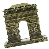 Gogogmee Vintage Arch Model Metal Desktop Ornament for Home Office Triumphal Arch Craft