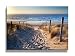 yixuanwall art-canvas Prints,Footprints beach Wall Art oil Paintings Printed Pictures Stretched for Home Decoration hs0017f2