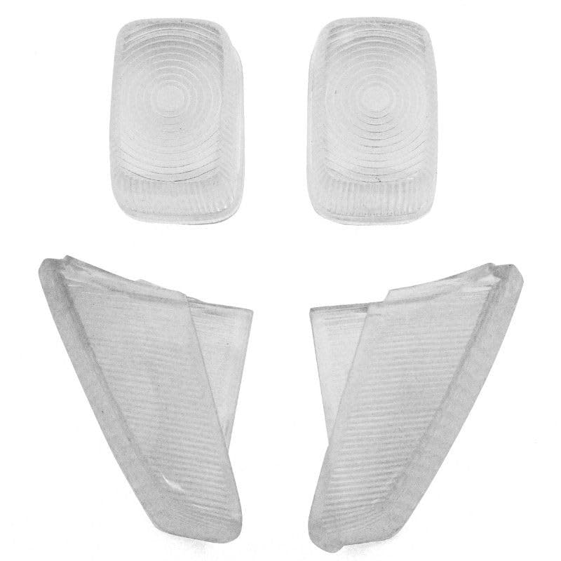 cyclingcolors 4x cabochon clignotant avant arrière protection plastique moto scooter mobylette compatible avec mbk booster yamaha bw's