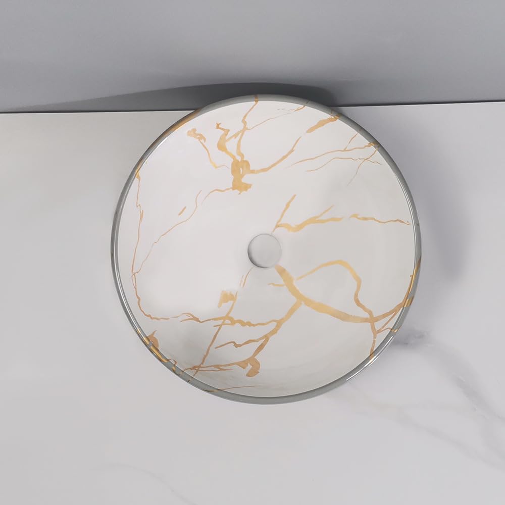 Umywalka Nablatowa Do Łazienki, Okrągła Umywalka Artystyczna, Umywalka Ceramiczna Do Domu, Umywalka Hotelowa, Umywalka Ceramiczna Nablatowa, Umywalka Łazienkowa Nablatowa