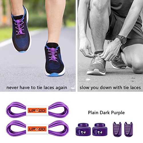 Image of UpUGo Elastic Shoe Laces, No Tie Shoe Laces Tieless for Kids, Adults, Elderly, One Size Fit All