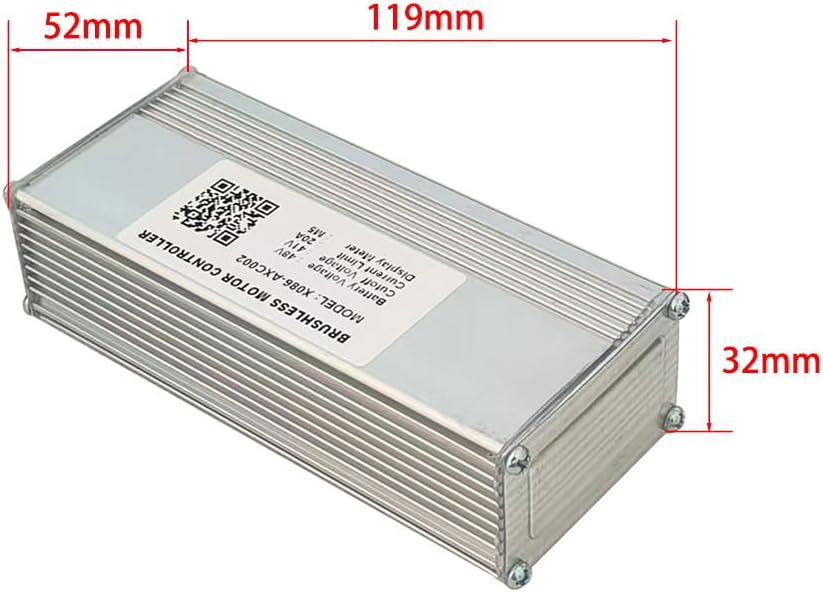 Electric Bike Controller X086-AXC002 48V 20A Brushless Motor Speed Controller Suitable for Electric Scooters and Mountain Bikes Equipped with the M5 Protocol
