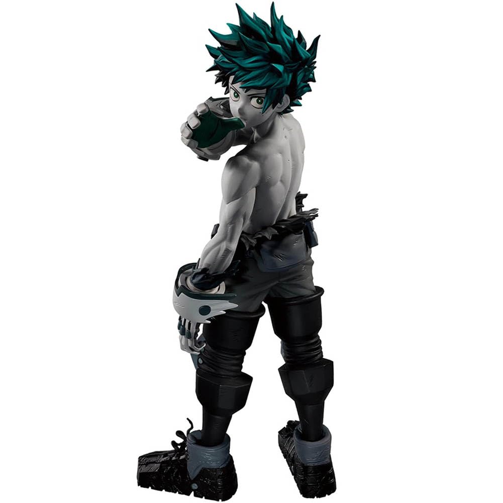 Zhongkaihua Midoriya Izuku Figure Black Version Special Style, MHA Action Figurine Collectible Statue 23CM, Home Desktop Ornament MHA Merch Gifts