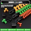 EGOFIX 18-Piece Socket Organizer Set With Rails & Clips - Holds 258 Sockets (1/4", 3/8", 1/2"), Black ABS Tool Tray For Garage & Toolbox