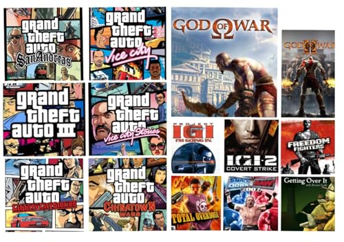 Project IGI God war GTA San Andreas vice city 14 in1 combo pc gam...