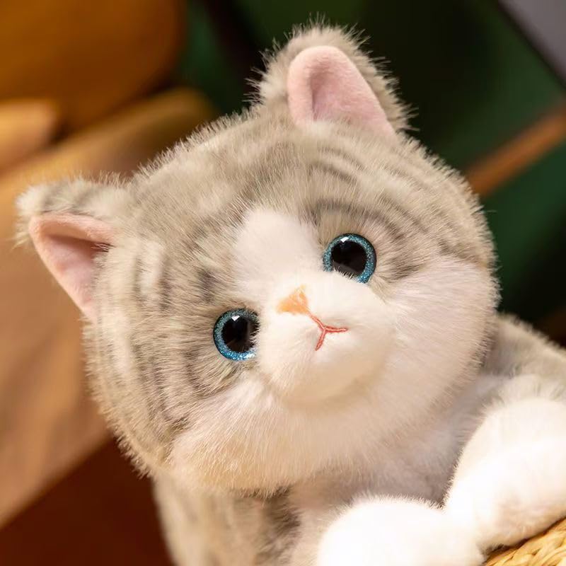 Amazon.co.jp: Leahaoe 重みのある猫のぬいぐるみ 19インチ 2ポンド