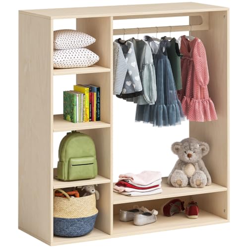Bellabino Tea Kindergarderobe – Kleiderständer mit 6 Ablageflächen & 1...