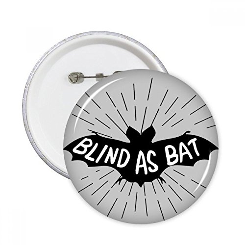 Badge chauve-souris noire XL de style silhouette ronde pour customiser des vêtements (Lot de 5)