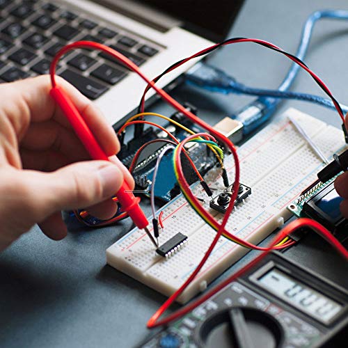 INNKER 840Pcs Jumper Wire Kit Dupont Wire Preformed Breadboard U-shape Solderless Flexible Jumper Cable Wires for Breadboard Prototyping Solder Circuits