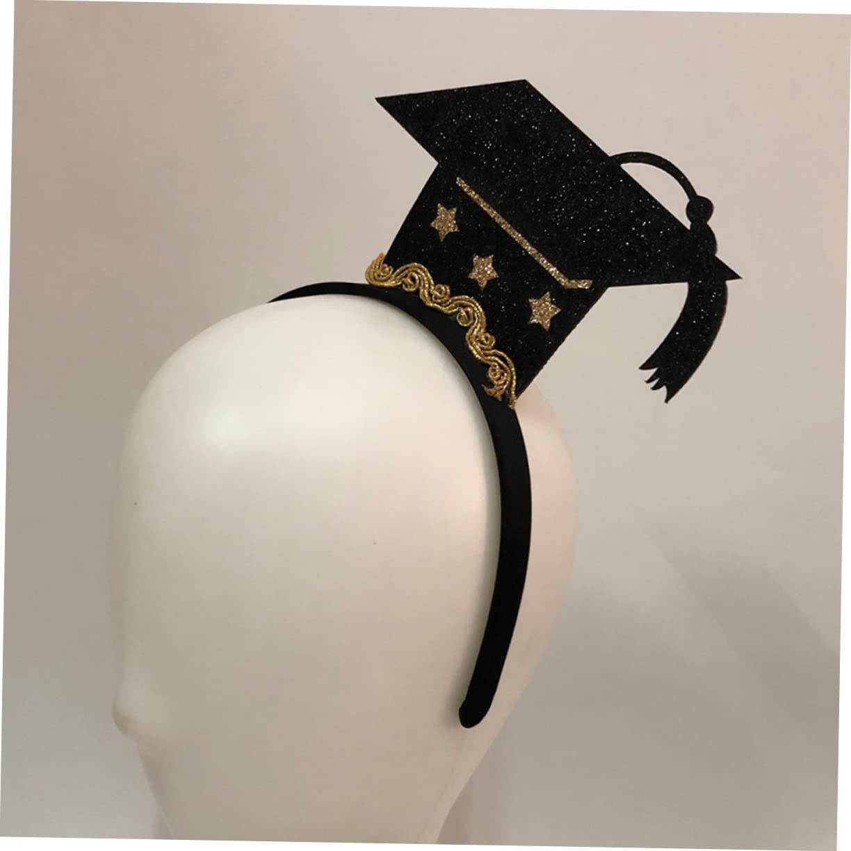 FRCOLOR 3 Set Di Fascia Per Unica Per Laurea Mini Cappello Da Dottore Accessorio Per Glitterato Per Copricapo Da Festa 6 Pezzi * 3