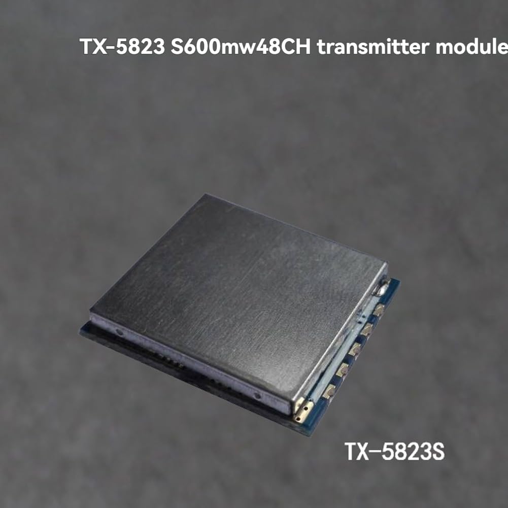 5,8G FPV VTX TX5823 Moduł nadajnika audio wideo 8CH 0-600 MW nieskończenie regulowany do drona FPV