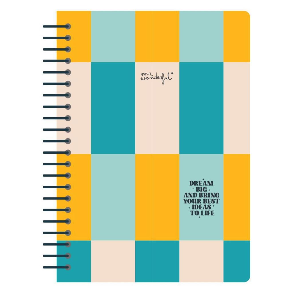 Mr. Wonderful - A4 notebook - Dream big and bring your best ideas to life