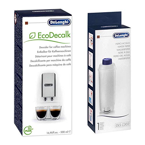 Delonghi - Wasserfilter DLS C002 für Kaffeevollautomaten & Entkalker 500ML