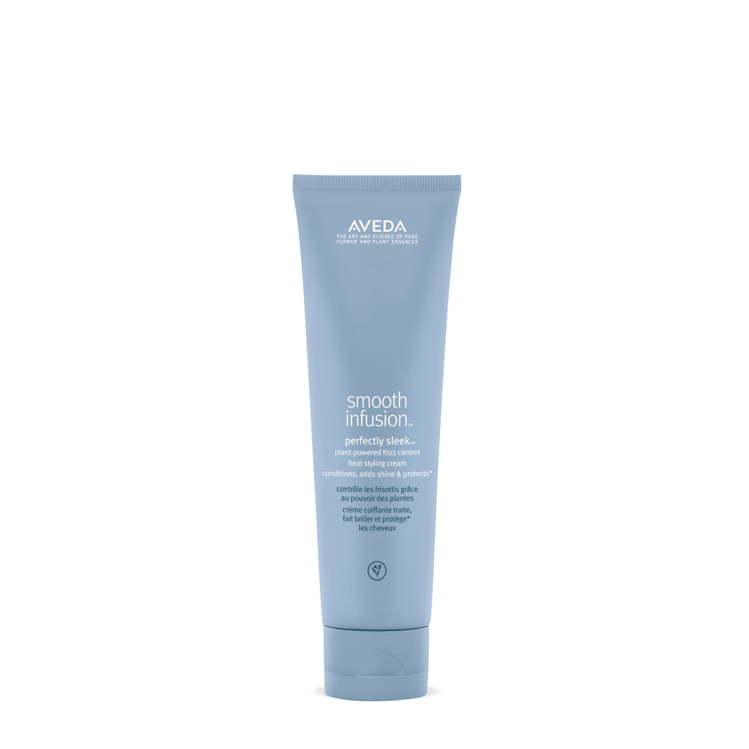 Aveda Smooth Infusion Perfectly Sleek | Heat-Activated Hair Styling Cream | Curly & Coily Hair | Protects Against Frizz, Humidity & Heat | Silicone Free | 97% Naturally Derived*, 150ml