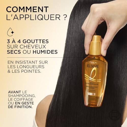 Huile Cheveux Soin Sublimateur Universel Fleurs Rares Elseve 'oreal Paris Le Flacon De 100ml - vue 7