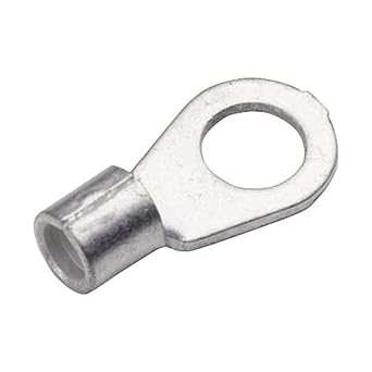 SI Silver Copper Cable Lugs for 10mm Cable Having 8mm Stud Hole (50 Piece)