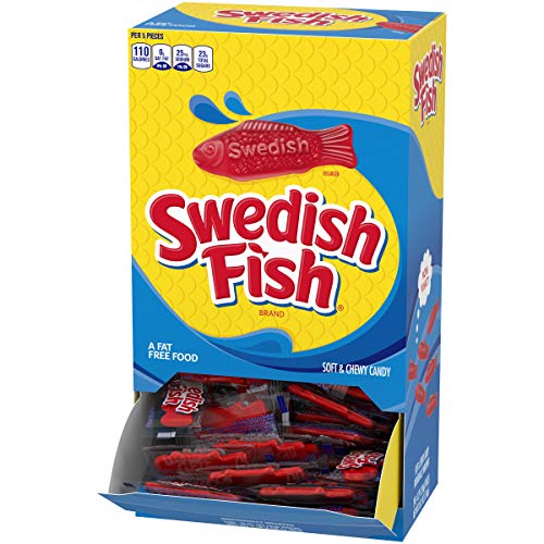 SWEDISH FISH Mini Soft & Chewy Candy, 240 - 0.21 oz Packs