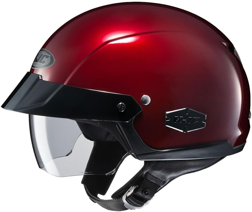 HJC Unisex Adult is-Cruiser Metallic Wine Half Helmet 0824-0111-03