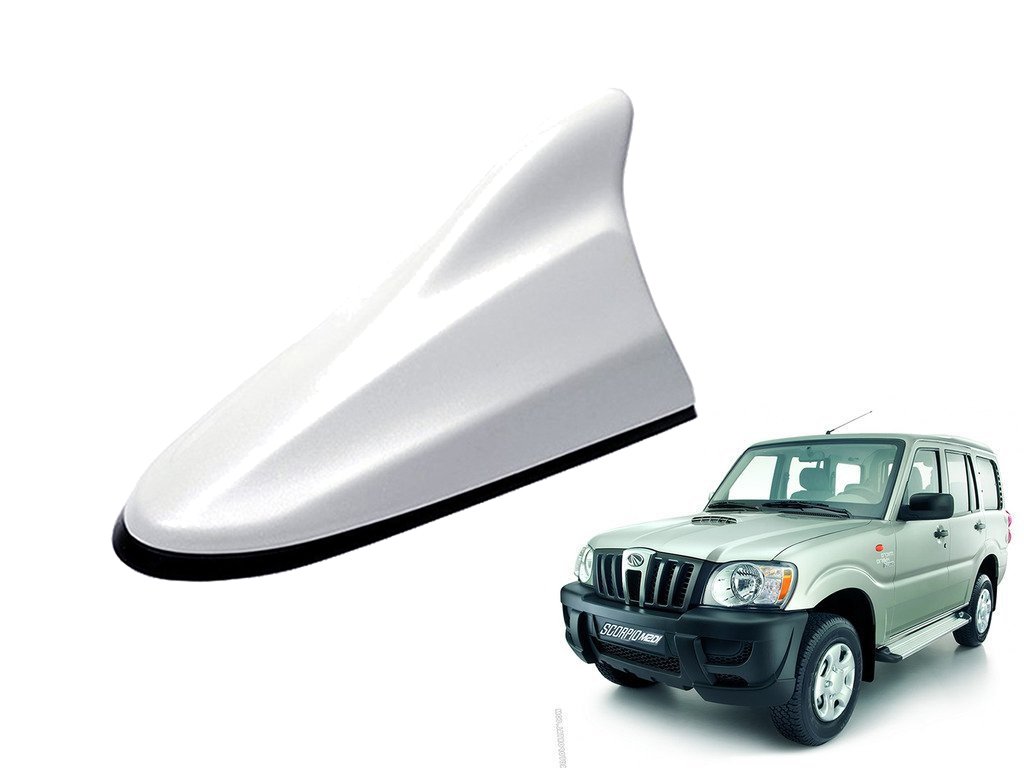 Kozdiko White Shark Fin Antenna for Mahindra Scorpio Old