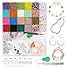 Mengxin 7500 Stück Rocailles-Perlen, 3 mm, Glas, Buchstaben, 15 Farben, Perlen, Schmuckherstellung, mit elastischem Faden, Schmuck und Karabinerverschluss, für Schmuckherstellung, Armbänder, Buch mit günstig Kaufen-Mengxin 7500 Stück Rocailles-Perlen, 3 mm, Glas, Buchstaben, 15 Farben, Perlen, Schmuckherstellung, mit elastischem Faden, Schmuck und Karabinerverschluss, für Schmuckherstellung, Armbänder,