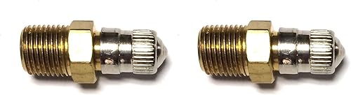 Tru-Flate 38-906 1/8" MNPT Válvula de tanque (paquete de 2)