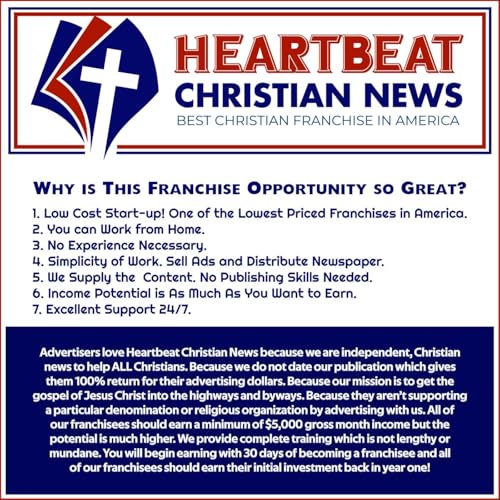 Heartbeat Christian News Franchise Opportunity Podcast Por Heartbeat Christian News arte de portada