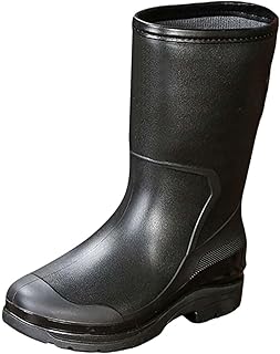 Botas de agua altas hasta la rodilla para hombre, impermeables, antideslizantes, botas de agua de jardín, botas de lluvia negras para mujer, botas de agua para lavado de coche