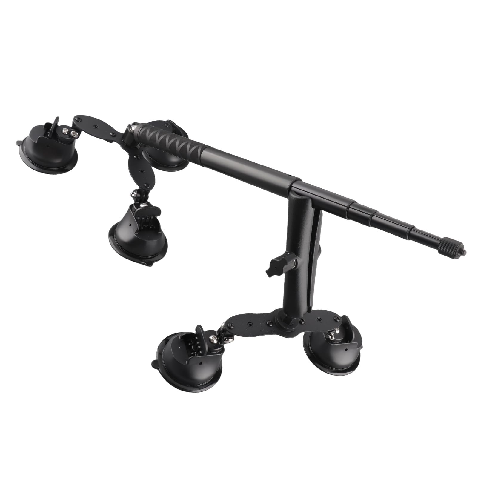 Zestaw do Mocowania Kamery 5 w 1 z przyssawką do Kamer Sportowych 360 X5 X4 X3 X2 RS, Uchwyt Samochodowy z przyssawką z Wysuwanym Kijkiem Selfie o Długości 115 Cm