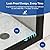 Osparple Shower Door 56-60" W x 72" H, Double Sliding Glass Door, Semi-Frameless Shower Doors with 1/4" (6mm) Thick SGCC Tempered Glass, Stainless Steel Handles, Matte Black