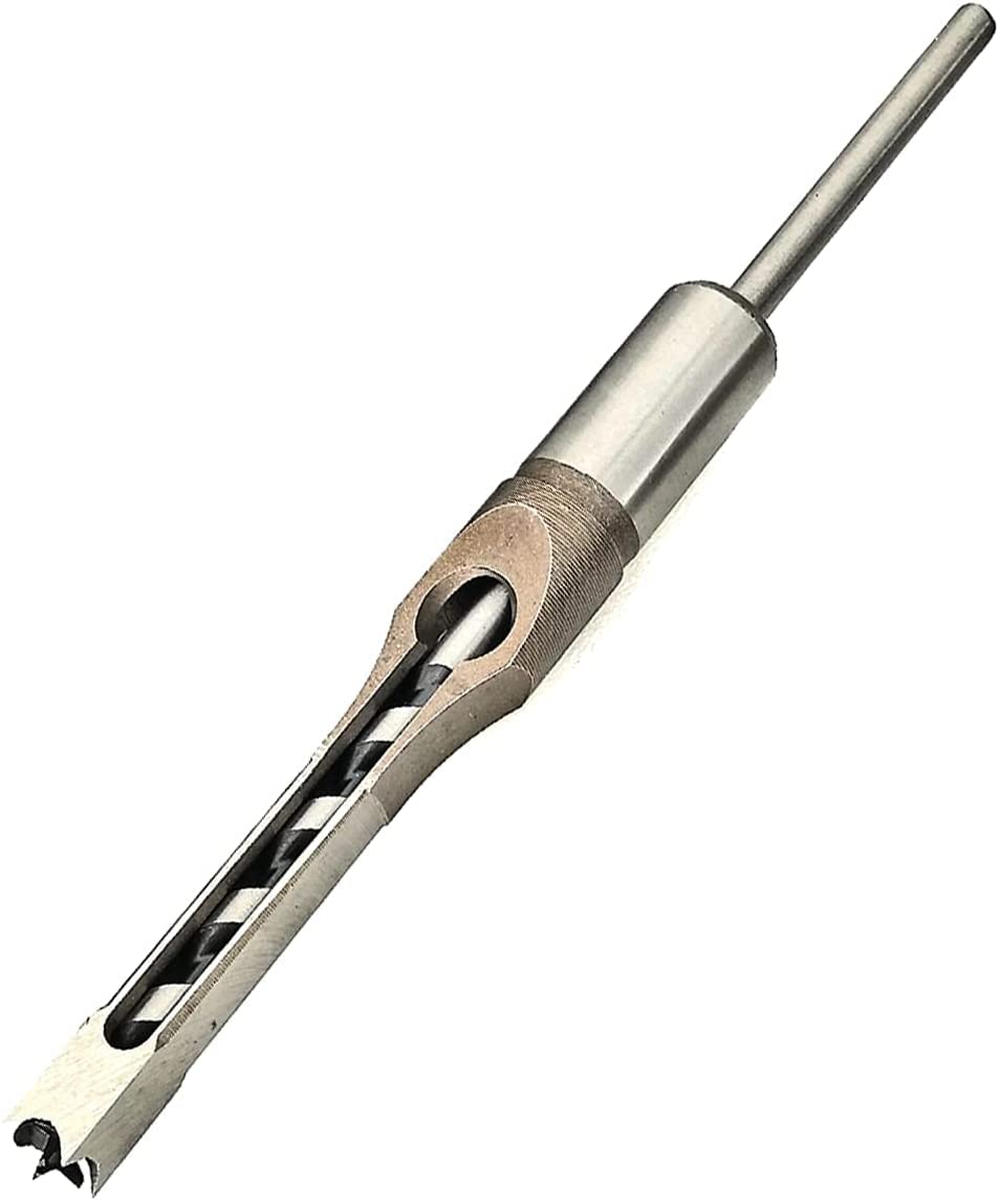 uptodateproducts 10mm Square Hole Drill Bit, 1Pcs Woodworking Mortiser Square Drill Bits Space Hole Drill (3/8 ", 10mm) (B0C1Z4TK7H) Amazon Price History, Amazon Price Tracker