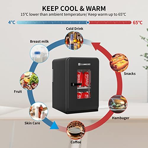 15L Portable Mini Fridge for Food, Drinks & Skincare - Image 3