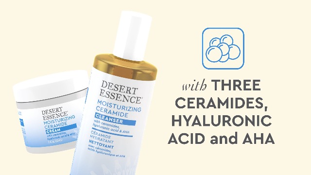 Amazon.com: Desert Essence Moisturizing Ceramide Facial Cream 2 fl