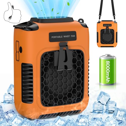 Portable Personal Fan Shirt Fan Rechargeable 8000mAh, Body