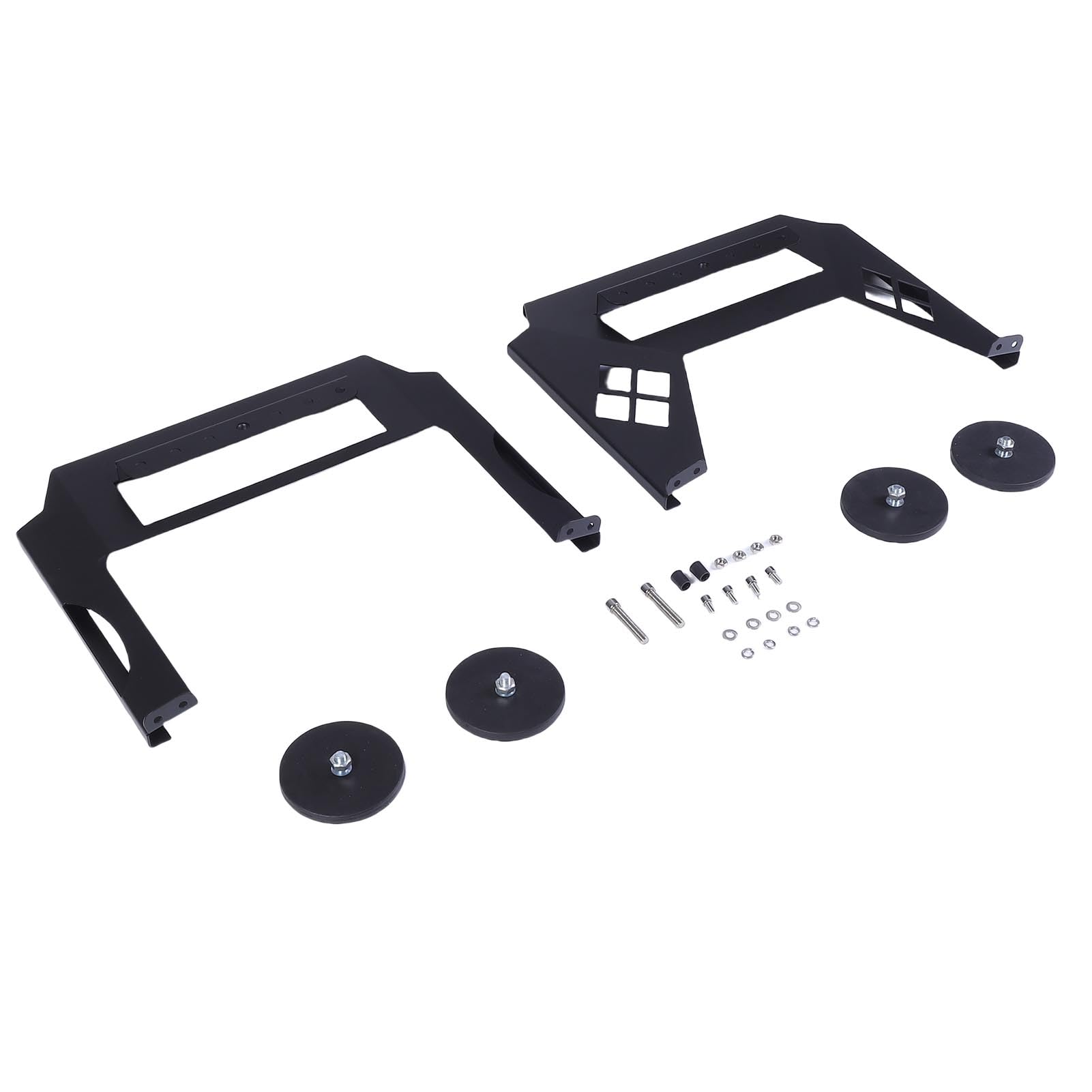 ASHATA Support de Voiture Plat avec Kit de Pieds Magnétiques, Construction Robuste en Acier au Carbone pour Antenne Gen 3, Idéal pour Une Utilisation sur Camion et Camping-Car