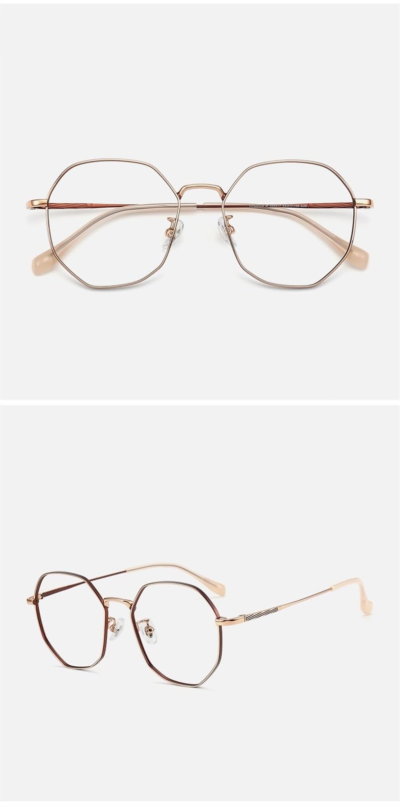 Montura óptica femenina Montura de gafas irregular for mujer