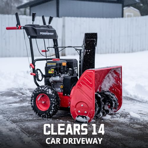 Powersmart PSSAM24BS 24 Inch Snow Blower Gas Powered, 2-Stage 208Cc B&S Engine With Electric Start thumb #3