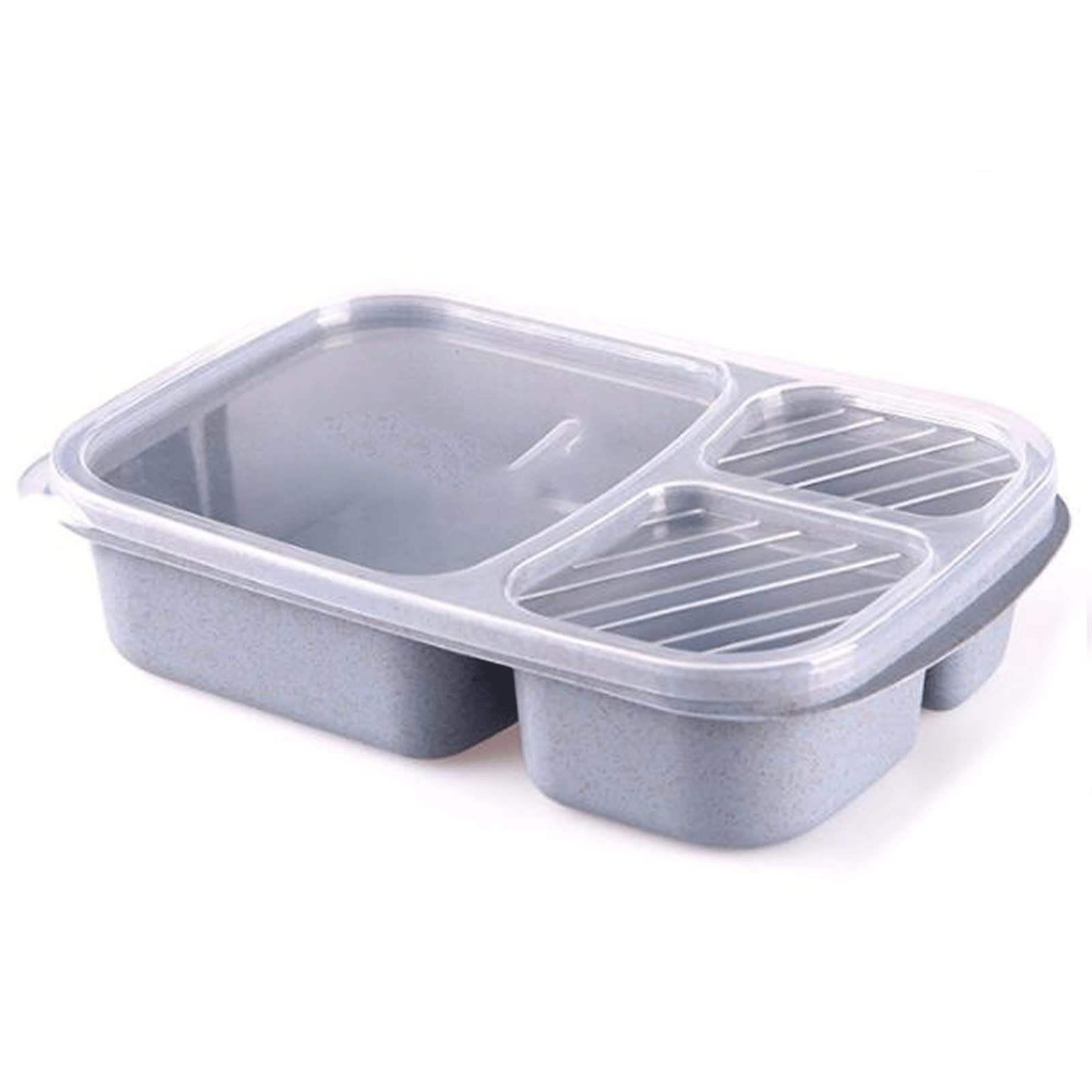 Bento Boxes Lunch box 4 scatole contenitore for alimenti microonde ufficio lavoratore scatola for for frutta(Purple)