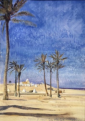 Tableau Embouchure du Wady El Arish George Lambert pour embellir un mur blanc vide