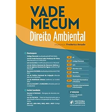 Capa do livro Vade Mecum - Direito Ambiental