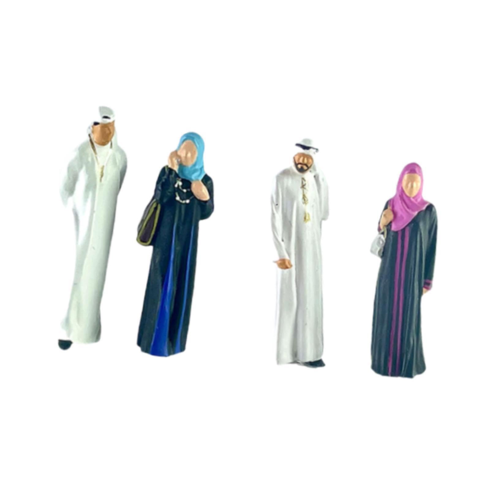 Kioalxz High Detail 1/64 Scale Miniature Figures Realistic People Figure Diy Crafting And Model Landscape Scenes Miniature Diorama Woman Man Figures Diy