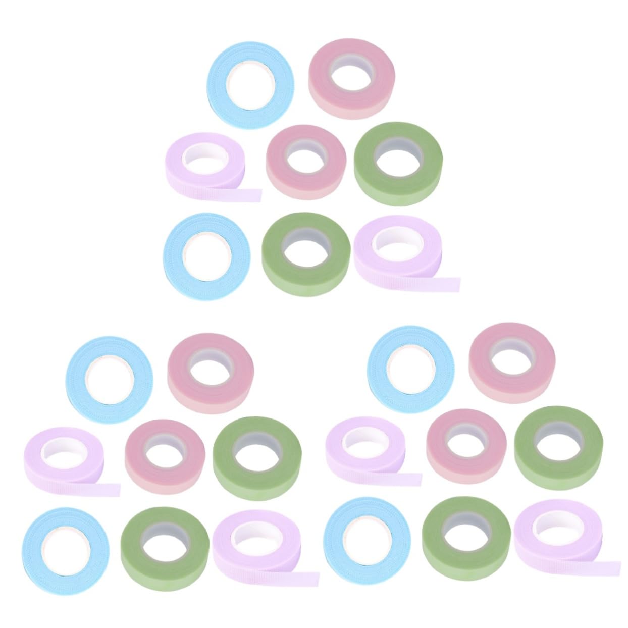 PartyKindom 3sets Eyelash Isolation Strips Lash Extension Tapes Gentle on Skin Breathable Lash Patches Easy to Apply for Extensions 8rolls*3