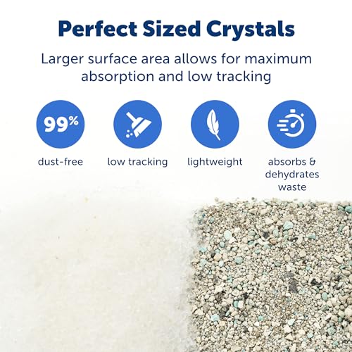 Image of PetSafe ScoopFree Premium Crystal Litter, Fragrance Free, 4.3Lb Bag, Litter (Pack of 8)